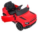 Auto Land Rover Defender czerwone na akumulator dla dzieci + pilot R/C