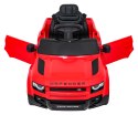Auto Land Rover Defender czerwone na akumulator dla dzieci + pilot R/C