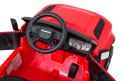 Auto Land Rover Defender czerwone na akumulator dla dzieci + pilot R/C