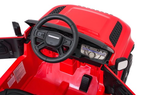Auto Land Rover Defender czerwone na akumulator dla dzieci + pilot R/C