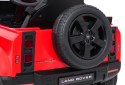 Auto Land Rover Defender czerwone na akumulator dla dzieci + pilot R/C
