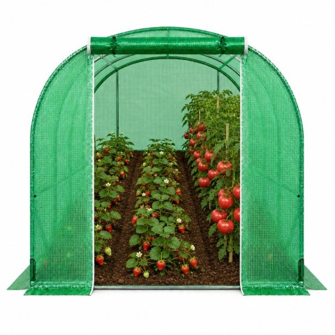 Tunel Ogrodowy Foliowy Szklarnia Na Warzywa PRO Stelaż 25MM 6x3x2M 18M²