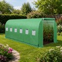 Tunel Ogrodowy Foliowy Szklarnia Na Warzywa PRO Stelaż 25MM 6x3x2M 18M²