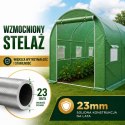 Tunel Ogrodowy Foliowy Szklarnia Na Warzywa PRO Stelaż 25MM 6x3x2M 18M²