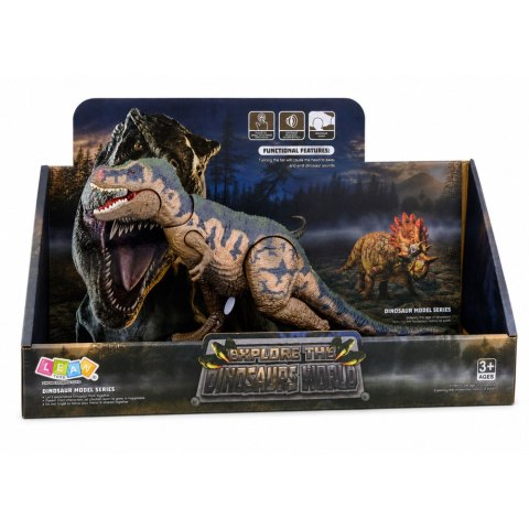 Figurka Dinozaura T-Rex Tyranozaur Rex Realistyczny Ruchome Kończyny Dźwięk