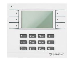 KLAWIATURA DO CENTRALI ALARMOWEJ PRIMA-LCD-WH-WH GENEVO