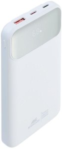 Powerbank Rivacase 10000mAh 22.5W PD 2x USB-C 1x USB-A VA2211 biały + kabel USB-C i Lightning