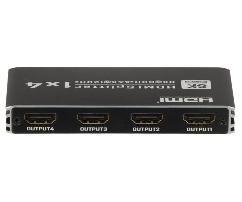 ROZGAŁĘŹNIK HDMI-SP-1/4-2.1 PAWONIK
