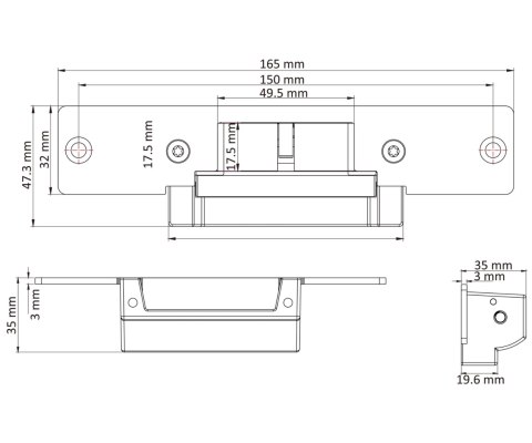 ZACZEP ELEKTROMAGNETYCZNY DS-K4G100 Hikvision