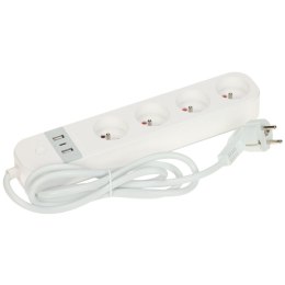 INTELIGENTNA LISTWA ZASILAJĄCA ATLO-WS95U-TUYA (4 GNIAZDA + 2 USB + 1 USB-C) Wi-Fi, Tuya Smart 1.5 m