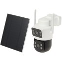 KAMERA SOLARNA IP, ZEWNĘTRZNA Z CZUJKĄ PIR ICSEE-W41SD-SOLAR-AOV-4G - 4 Mpx 3.6 mm 4G LTE