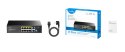 SWITCH POE GS1010P 8-PORTOWY + 2X UPLINK CUDY