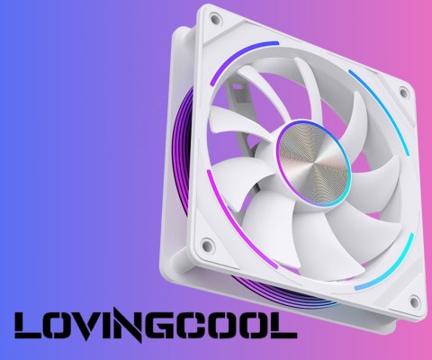 WENTYLATOR S-PRO-120-CD-WHITE 1600 RPM ARGB LOVINGCOOL