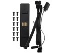 ZESTAW WENTYLATORÓW LC-DPRO-120-CD-BLACK 1600 RPM ARGB LOVINGCOOL