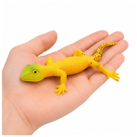 Gekon Złocisty Gumowa Figurka Rozciągliwa Realistyczna Gad 15,5 cm
