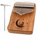 Kalimba 17 Klawiszy Drewniany Instrument Muzyczny Akcesoria Woreczek