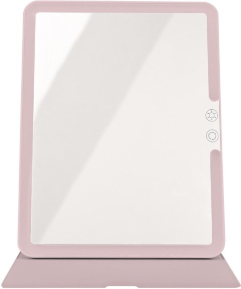 Lusterko do makijażu Humanas HS-ML02 z podświetleniem LED - różowy