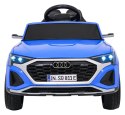 Auto Audi SQ8 niebieskie na akumulator dla dzieci + pilot 2,4 GHz