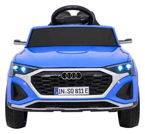 Auto Audi SQ8 niebieskie na akumulator dla dzieci + pilot 2,4 GHz