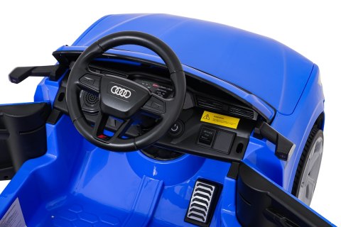 Auto Audi SQ8 niebieskie na akumulator dla dzieci + pilot 2,4 GHz