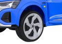 Auto Audi SQ8 niebieskie na akumulator dla dzieci + pilot 2,4 GHz