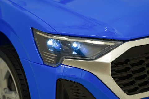 Auto Audi SQ8 niebieskie na akumulator dla dzieci + pilot 2,4 GHz