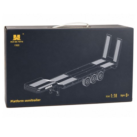 Przyczepa Niskopodwoziowa Naczepa Do Scania 770S Huina Czerwona 1:18