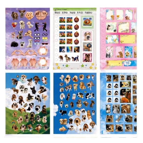 Zeszyt z Naklejkami Pieski Rsy Psów Album 800 Naklejek Błyszczące Matowe