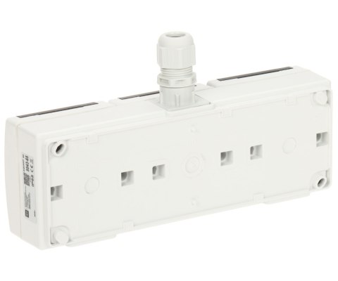 GNIAZDO NATYNKOWE POTRÓJNE AQUANT-2K-G3/EPN 250 V AC 16 A IP65 Elektro-Plast