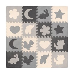 Mata edukacyjna dla dzieci, puzzle 150 x 150 cm z ramką