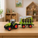 Traktor Zdalnie Sterowany RC z Przyczepą Leśną i Chwytakiem Do Drewna 1:24