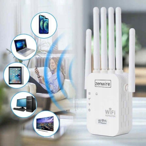 Wzmacniacz Sygnału Repeater WiFi 5 Zewnętrzny Zenwire WD-R1201U 1200 Mb/s