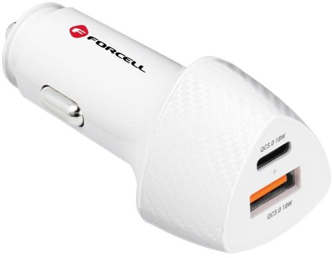 ŁADOWARKA SAMOCHODOWA Forcell Carbon CC50-1A1C 38 W 1x USB-C 1x PD 3.0 QC