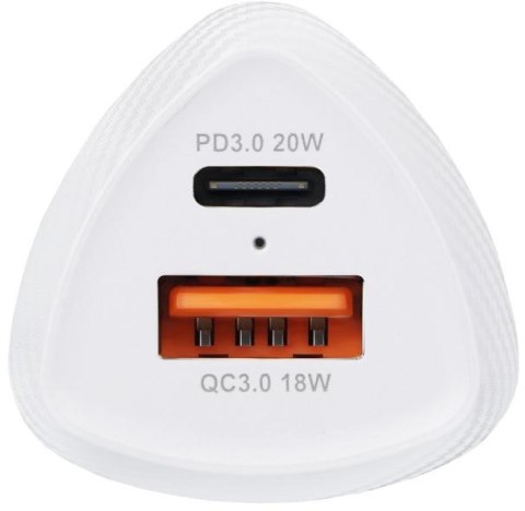 ŁADOWARKA SAMOCHODOWA Forcell Carbon CC50-1A1C 38 W 1x USB-C 1x PD 3.0 QC