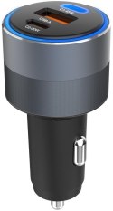 ŁADOWARKA SAMOCHODOWA Forcell F-Energy 65 W 2x USB-C 1x USB-A PD 3.0 QC 4.0
