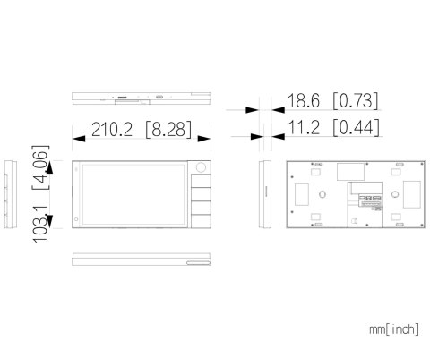 PANEL WEWNĘTRZNY SCP3022B-IBZ-S IP / Wi-Fi / 2-Wire DAHUA
