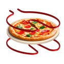 Piec do pizzy TEESA SUPREME FUN 1200W, 400 stopni, dwie grzałki, czarny