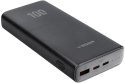 Powerbank Veger 20000 mAh 100 W PD QC 3.0 USB-A 2x USB-C czarny