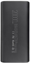 Powerbank Veger 20000 mAh 100 W PD QC 3.0 USB-A 2x USB-C czarny