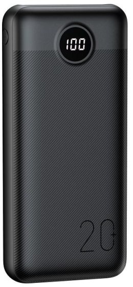 Powerbank Veger 20000 mAh 20 W PD QC 3.0 2x USB-A USB-C czarny