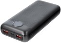 Powerbank Veger 20000 mAh 20 W PD QC 3.0 2x USB-A USB-C czarny