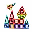 Klocki Magnetyczne Konstrukcyjne Panele 3D Kreatywne STEM Kolorowe 24 el.