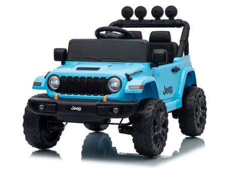 Pojazd Na Akumulator Jeep Rubicon DK-JWR558 24V Jasno-Niebieski