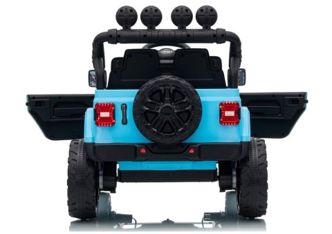 Pojazd Na Akumulator Jeep Rubicon DK-JWR558 24V Jasno-Niebieski