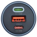 ŁADOWARKA SAMOCHODOWA Forcell F-Energy Alu 85 W 2x USB-C 1x USB-A 3.0 4.0