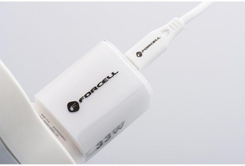 ŁADOWARKA SIECIOWA Forcell F-Energy GaN III VT-41 33 W 1x USB-C 1x 3.0 4.0