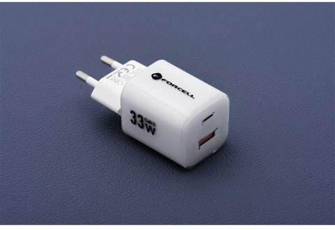 ŁADOWARKA SIECIOWA Forcell F-Energy GaN III VT-41 33 W 1x USB-C 1x 3.0 4.0