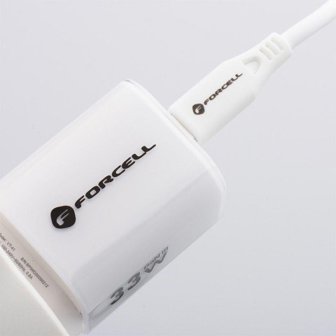 ŁADOWARKA SIECIOWA Forcell F-Energy GaN III VT-41 33 W 1x USB-C 1x 3.0 4.0