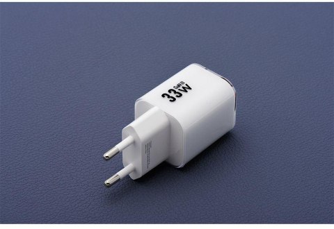ŁADOWARKA SIECIOWA Forcell F-Energy GaN III VT-41 33 W 1x USB-C 1x 3.0 4.0