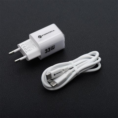 ŁADOWARKA SIECIOWA Forcell F-Energy GaN III VT-41 33 W 1x USB-C 1x 3.0 4.0